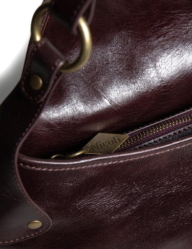 BROWN FLAP BAG