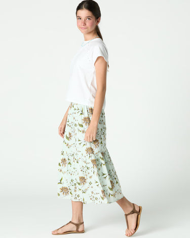 LONG SKIRT INDIAN PRINT SWIPE