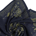 VINTAGE ANTHRACITE WOOL BANDANA
