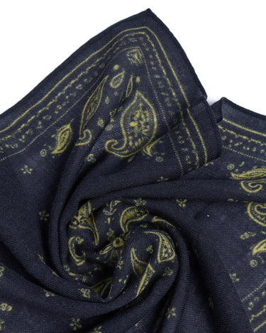VINTAGE ANTHRACITE WOOL BANDANA