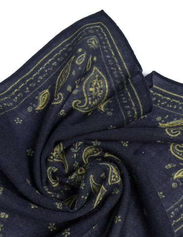 VINTAGE ANTHRACITE WOOL BANDANA