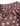 PAÑUELO PRINT LEAF CHOCOLATE