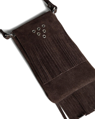 BOLSO ANTE FLECOS MARRÓN