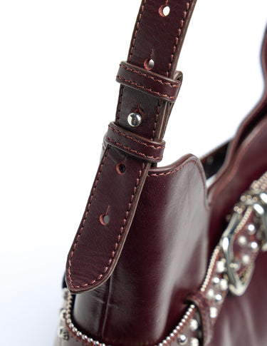 BURGUNDY BELT BAG