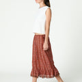 BOHO ROOT PRINT SKIRT