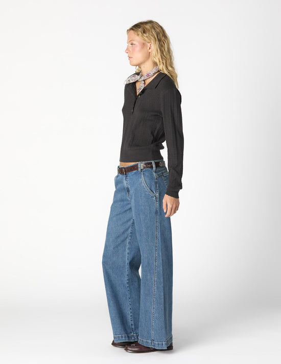 PANTALÓN "NN" BORDADO BLUE