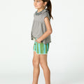 CAMISETA CUELLO VOLANTE GREY