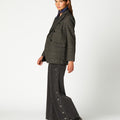 BLAZER DOBLE BOTONADURA CUADROS GREY