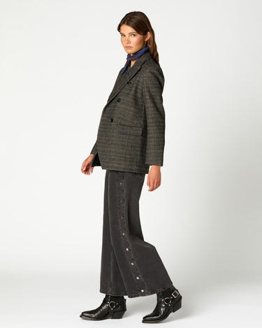 BLAZER DOBLE BOTONADURA CUADROS GREY