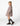 LEAF SMOKE RUFFLED DRESS