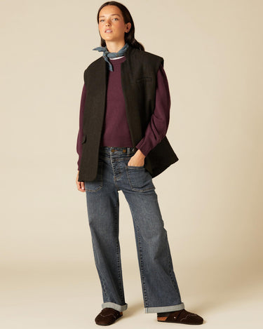 OVERSIZED GREY VEST