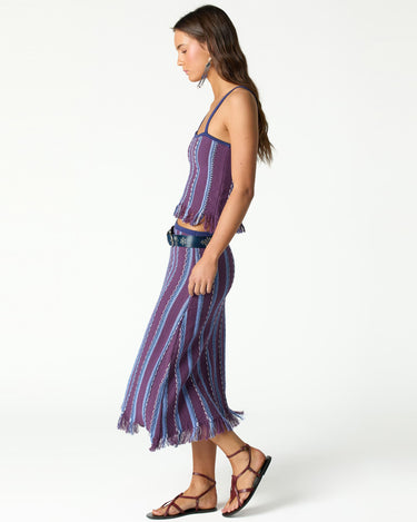 MULTICOLOR FRINGED TOP
