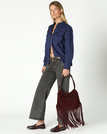 GREY TROUSERS POCKET SEAMS