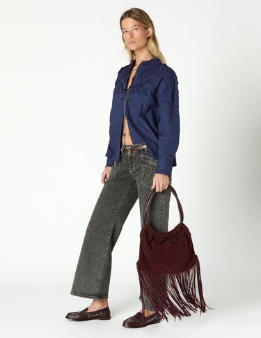 GREY TROUSERS POCKET SEAMS