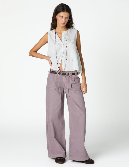 RAW SILVER NEST SLEEVELESS TOP