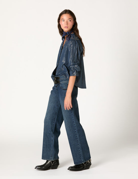 PANTALÓN HEBILLAS BLUE