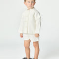 WHITE PIQUÉ JACKET