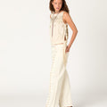 TOP 20'S EMBROIDERED ECRU