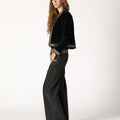 EMBROIDERED VELVET JACKET