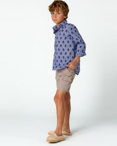 CAMISA PRINT BUTI BLUE