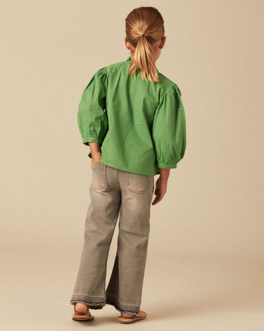 GREEN SHIRT GATHERS