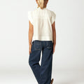 WIDE LEG DENIM PANTS