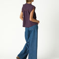 BRANDY SHIRT WITH DRAWSTRINGS AND BUTTONS