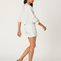 WHITE POCKET SHORTS