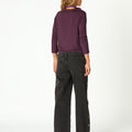 ANTHRACITE SIDE BUTTON TROUSERS