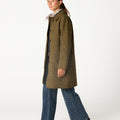 ABRIGO CUELLO PICO CUADRO GREEN