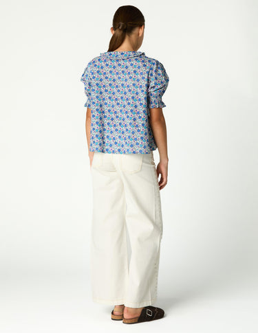 DITSY BLUE SHIRT