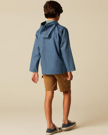 DENIM SWEATSHIRT