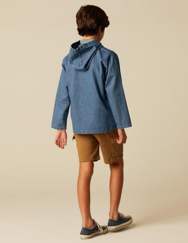 DENIM SWEATSHIRT