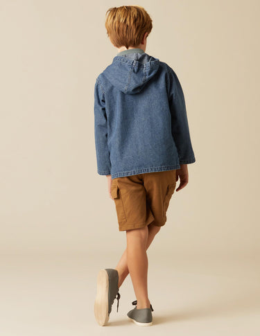 DENIM SWEATSHIRT