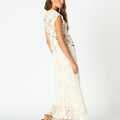 WHITE LACE SKIRT