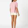 CAMISA BORDADO ROSA