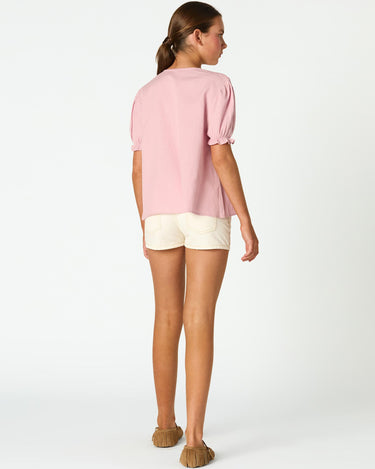 CAMISA BORDADO ROSA
