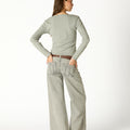 CAMISETA FRUNCE POINTELLE GREY
