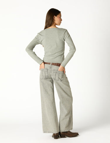 CAMISETA FRUNCE POINTELLE GREY