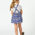 WAVE FLORAL STRAP SKIRT