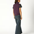 CHALECO CUELLO VUELTO PLUM