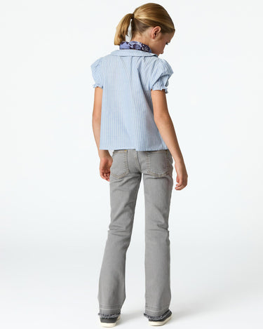 DOUBLE COLLAR SHIRT BLUE STRIPE