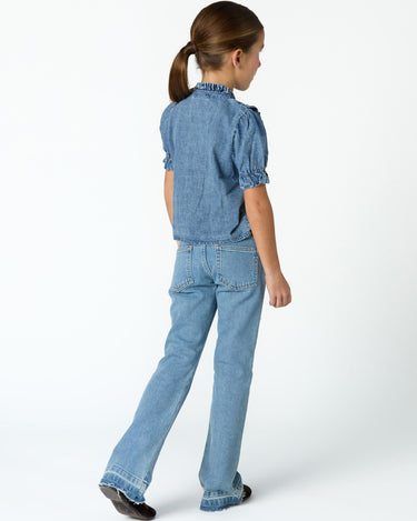 BLUE FLARE DENIM JEANS