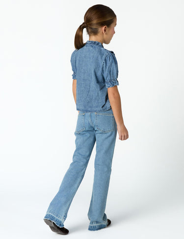 PANTALÓN CAMPANA VAQUERO AZUL