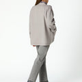 MAO COLLAR JACKET IRON GREY