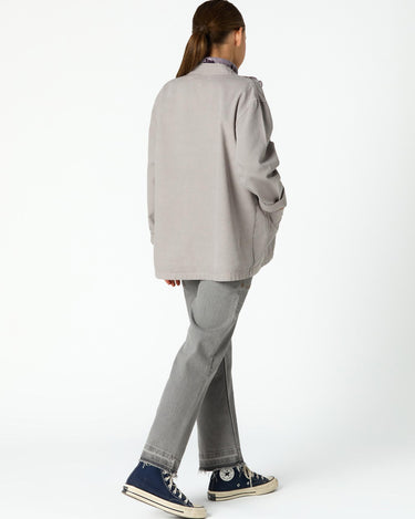 MAO COLLAR JACKET IRON GREY