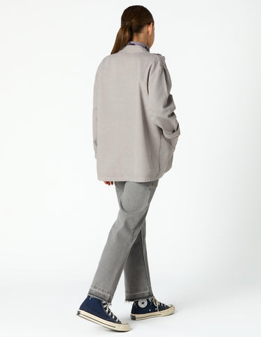 MAO COLLAR JACKET IRON GREY