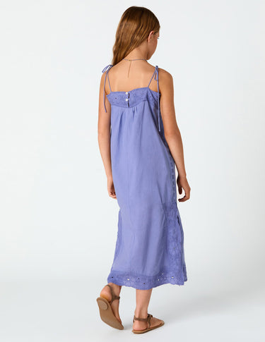 LILAC BRODERIE DRESS