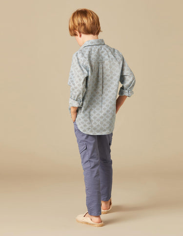 BLUE LEAF SHIRT