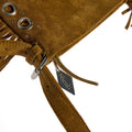 BARK SUEDE FRINGED CROSSBODY BAG